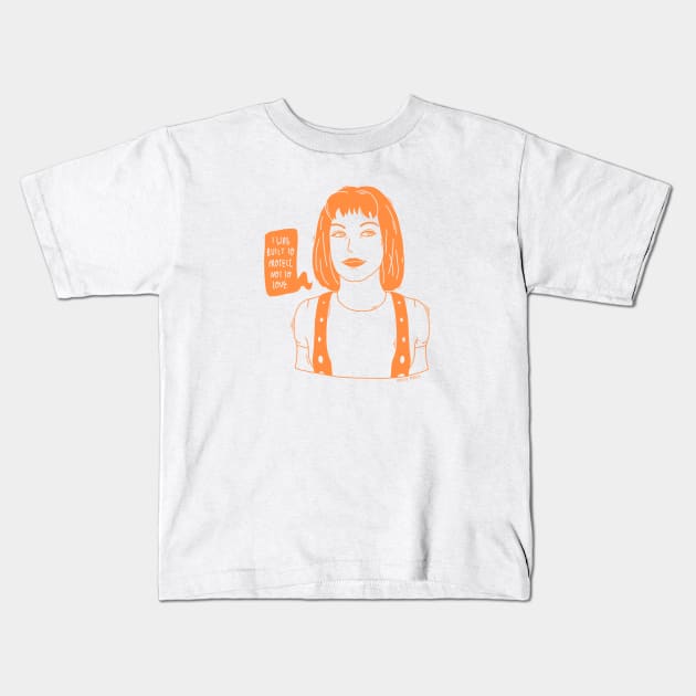 Leeloo Kids T-Shirt by HollyOddly